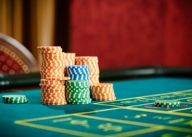 Live blackjack table with professional dealer and HD camera setup